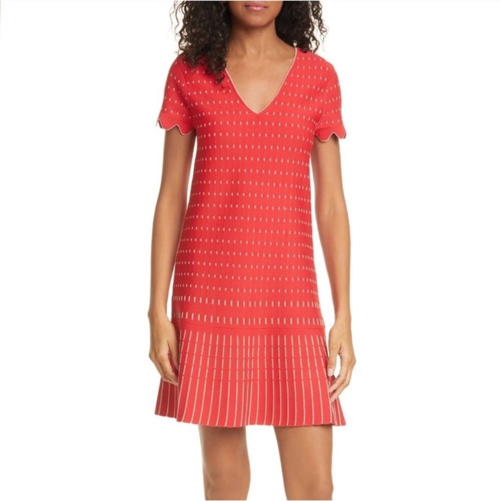 Ted Baker London Maciiey Stitch Detail Knit Dress Size 1
